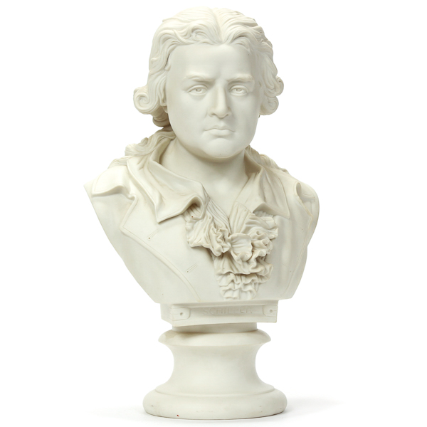 Appraisal: Parian bust of German Poet and Philosopher Friedrich Schiller H