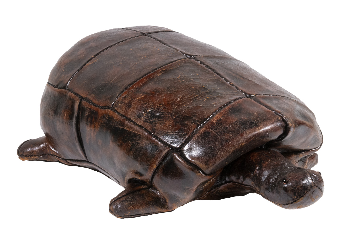 Appraisal: DMITRI OMERSA UK TH C TORTOISE FOOTSTOOL FOR ABERCROMBIE FITCH