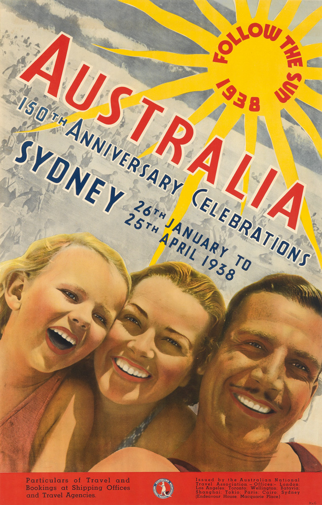 Appraisal: DOUGLAS ANNAND - AUSTRALIA TH ANNIVERSARY CELEBRATIONS x inches x