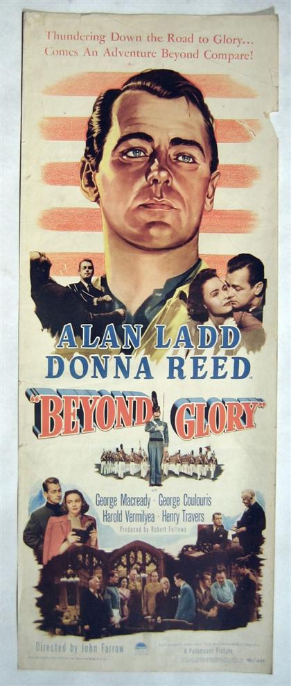 Appraisal: pieces Movie Posters Adventure Beyond Glory Paramount Outpost in Morocco