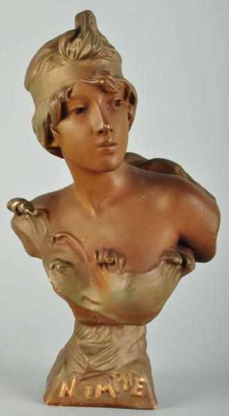 Appraisal: Chalkware Cigar Store Nymph Statue Description to Wonderful and rare