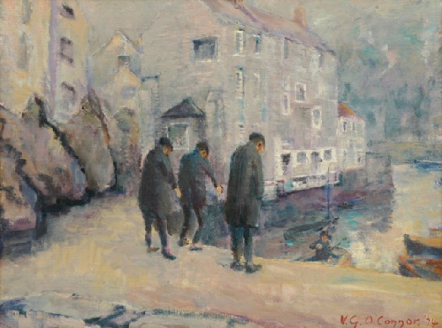 Appraisal: Vic O'Connor born Early Morning at the Harbour oil on