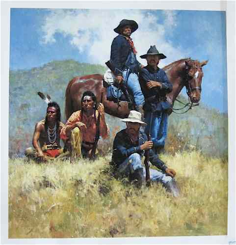 Appraisal: HOWARD TERPNING COLOR LITHOGRAPH in limited edition titled ''Before the