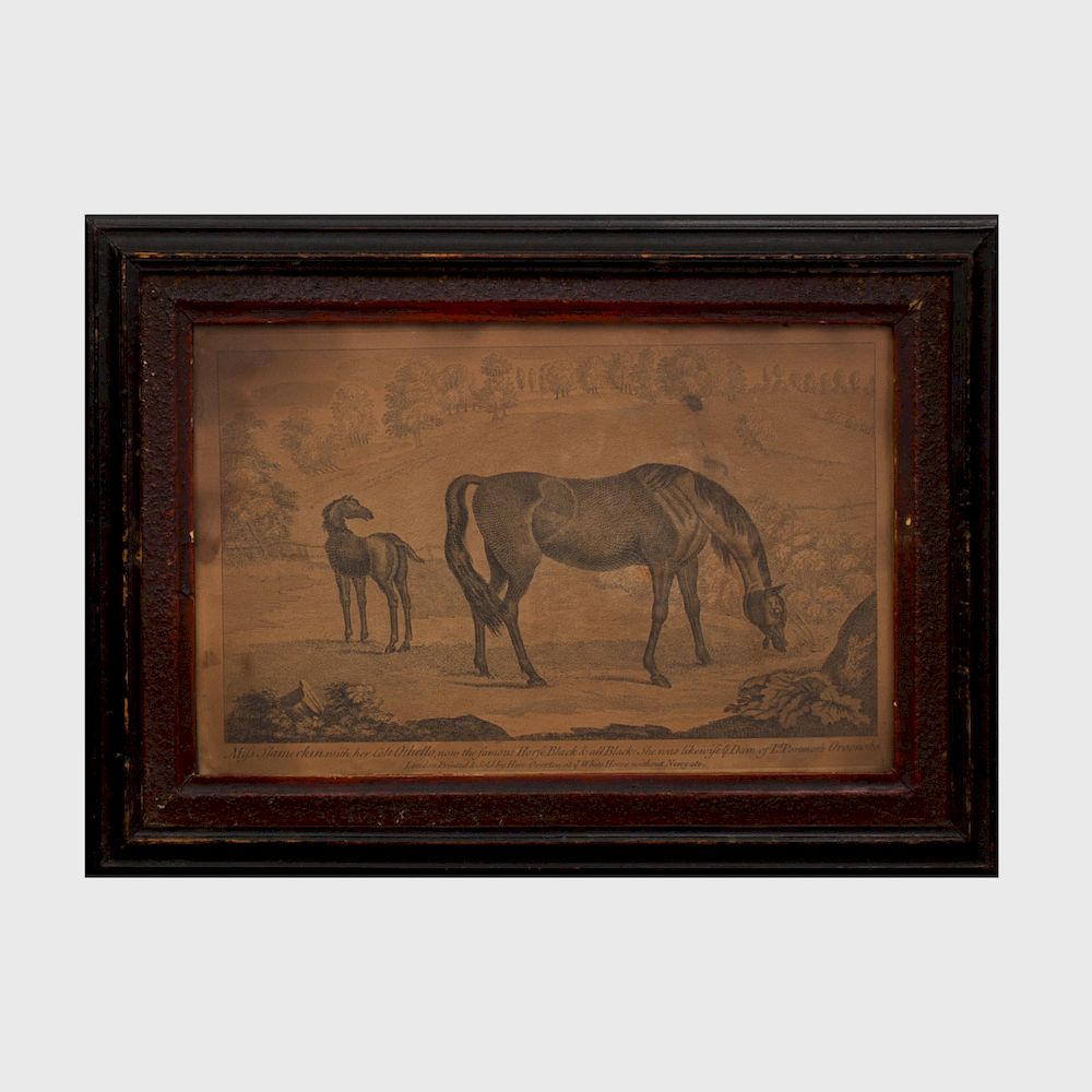 Appraisal: James Seymour - Five Equestrian Plates Five engravings in black