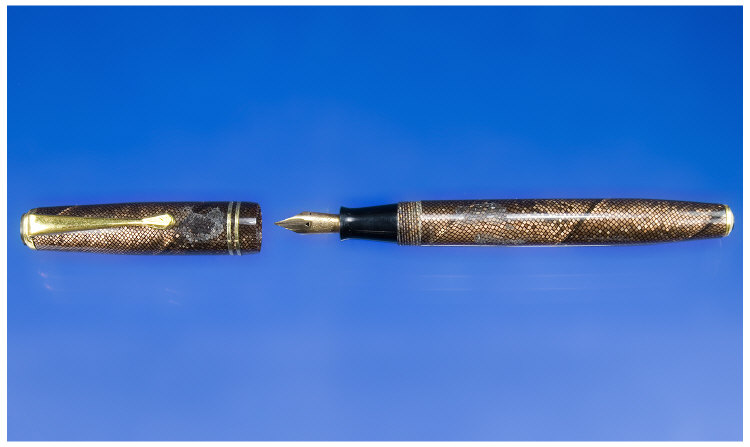 Appraisal: A Moor Netherlands C A lever fill pen in light