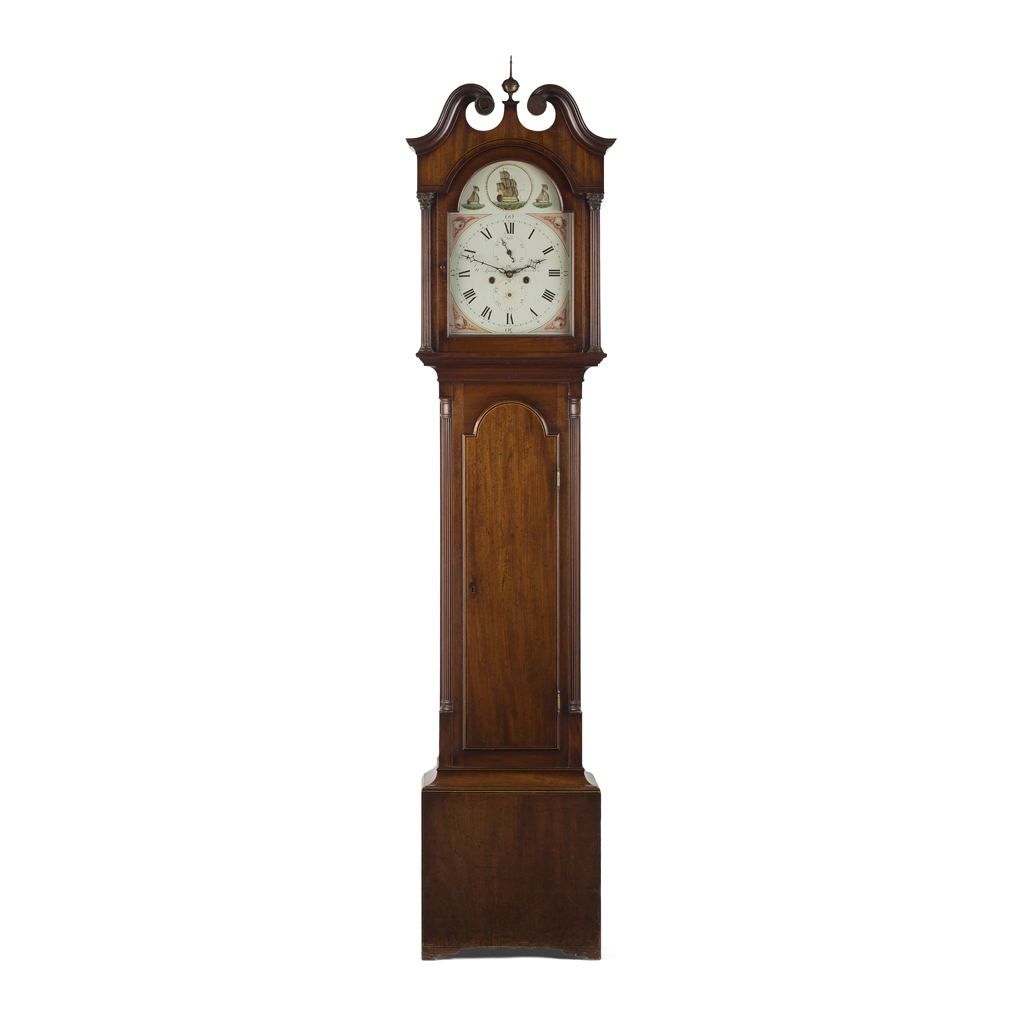 Appraisal: SCOTTISH MAHOGANY LONG CASE CLOCK W SPARK ABERDEEN EARLY TH