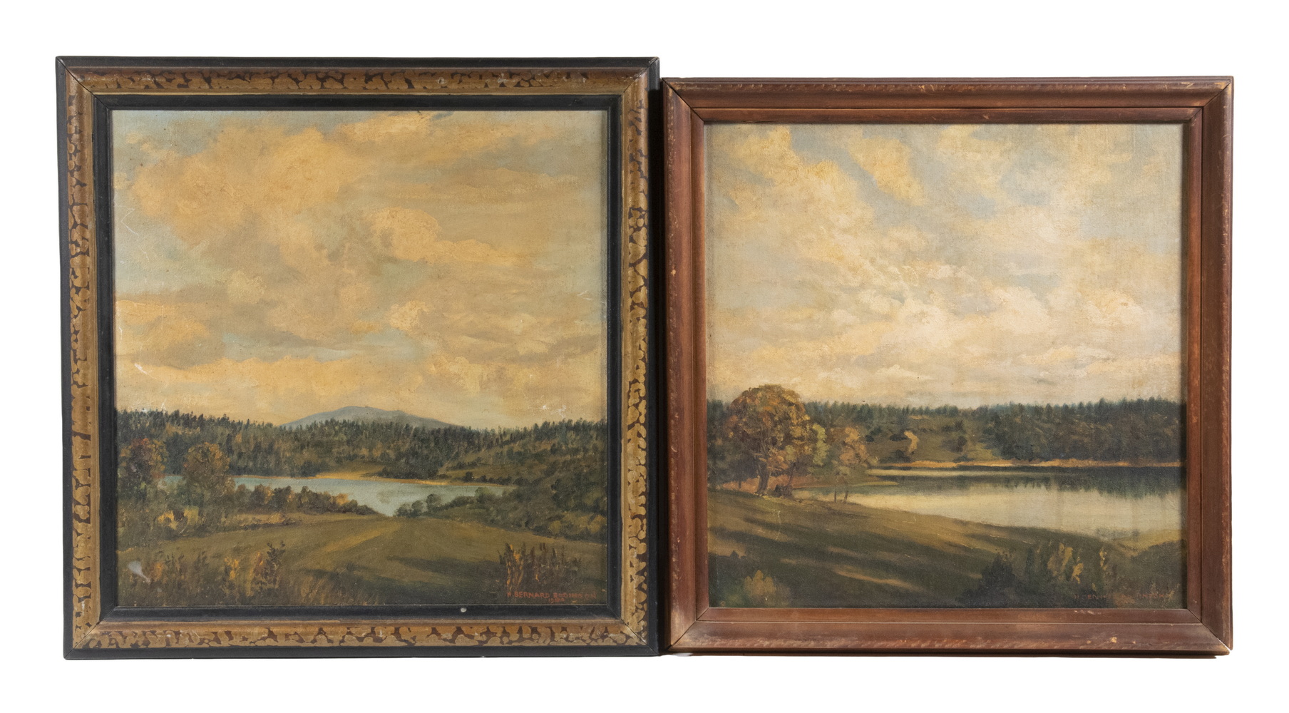 Appraisal: H BERNARD ROBINSON TH C MAINE Views of Maine including