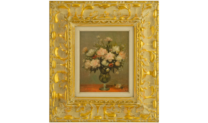 Appraisal: Marcel Dyf Print Still Life - Vase of flowers In