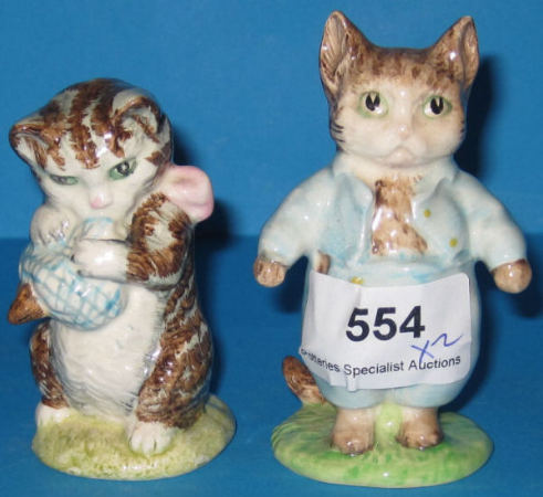 Appraisal: Beswick Beatrix Potter Figures Miss Moppet ASnd Tom Kitten Both