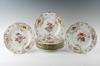 Appraisal: PLATES - Set of eight Meissen dessert plates Gilt wreath