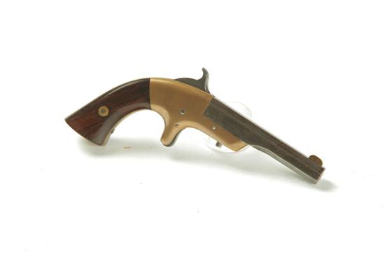 Appraisal: MORGAN CLAPP DERINGER Single shot caliber '' octagonal barrel Walnut