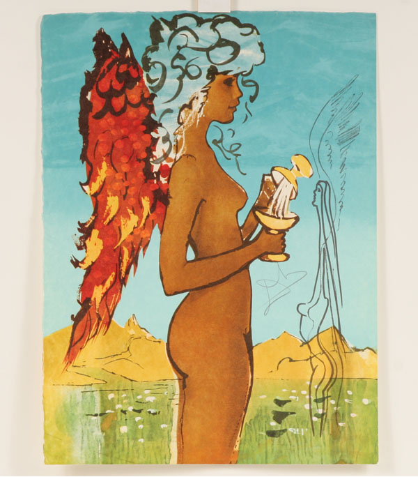 Appraisal: Salvador Dali Spanish - Love's Promise from Trilogy of Love