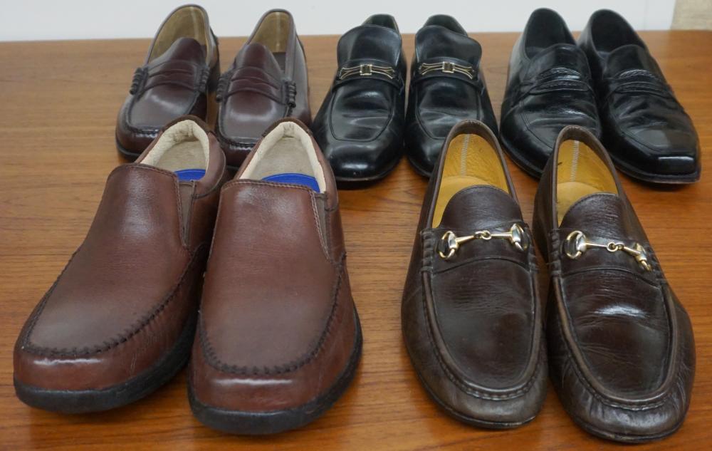 Appraisal: TEN PAIRS OF ASSORTED GENTLEMAN'S SLIPPERS LOAFERS AND SLIP-ON SHOESTen