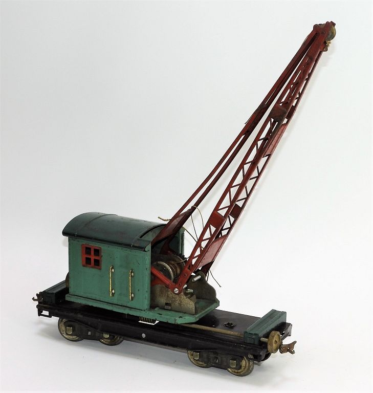 Appraisal: Antique Lionel No Train Locomotive Crane Car United States Early