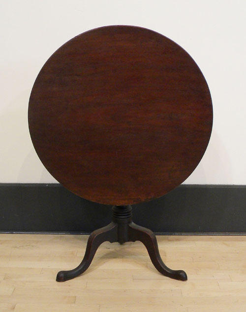 Appraisal: Queen Anne mahogany tea table late th c h w