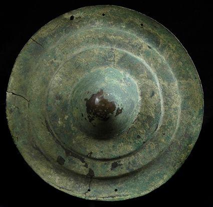 Appraisal: LARGE LURISTAN SHIELD BOSS in in diam Provenance Property from