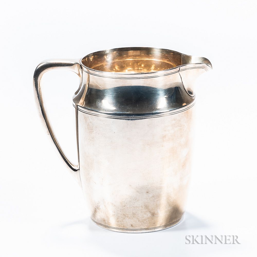 Appraisal: Tiffany Co Sterling Silver Pitcher Tiffany Co Sterling Silver Pitcher