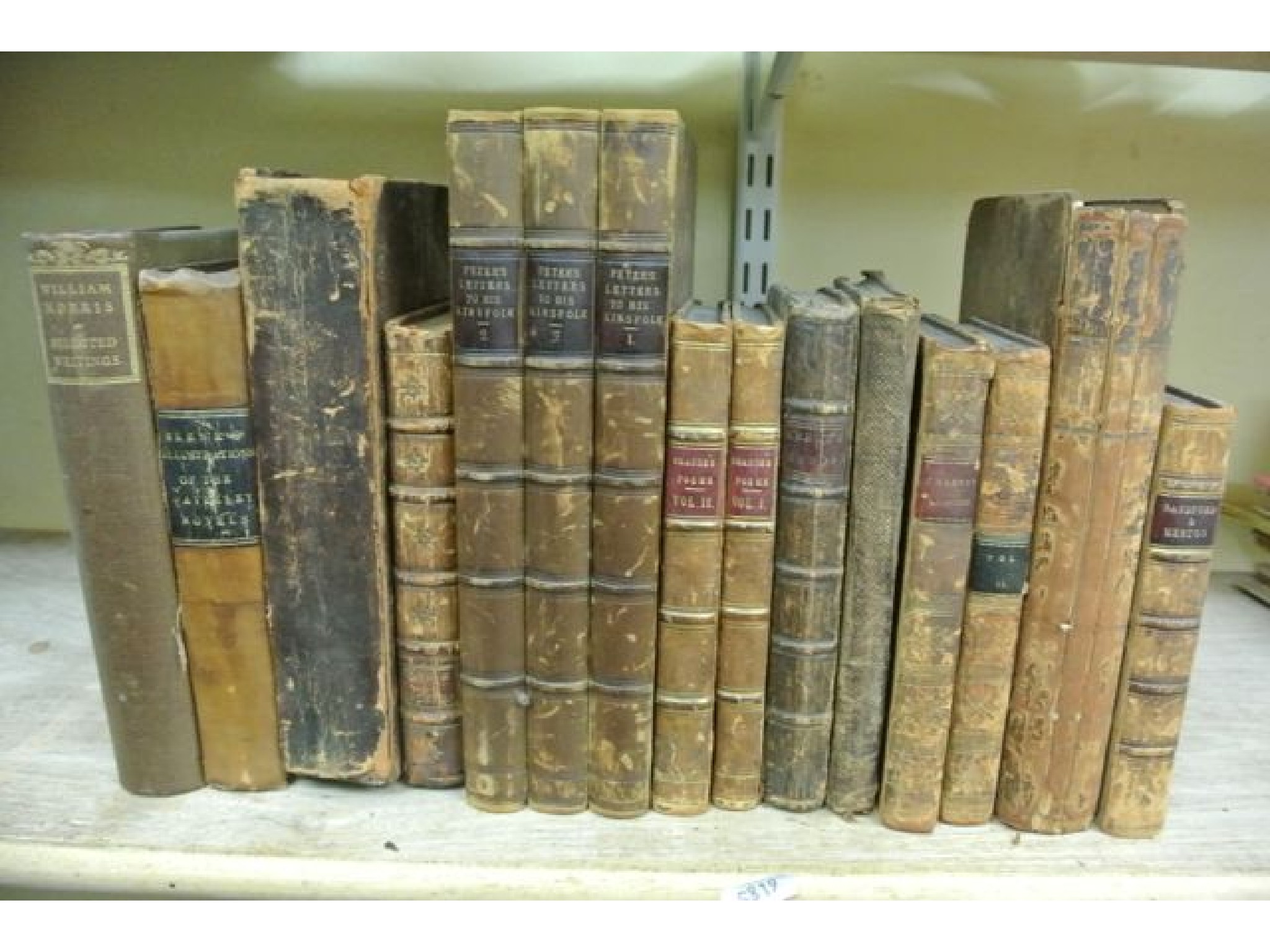 Appraisal: A small collection of leather bound volumes - Peter's Letters