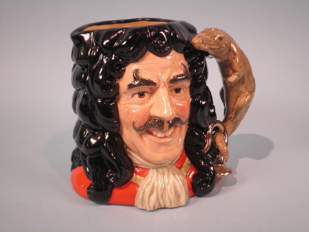 Appraisal: A large Royal Doulton character jug Captain Hook made in