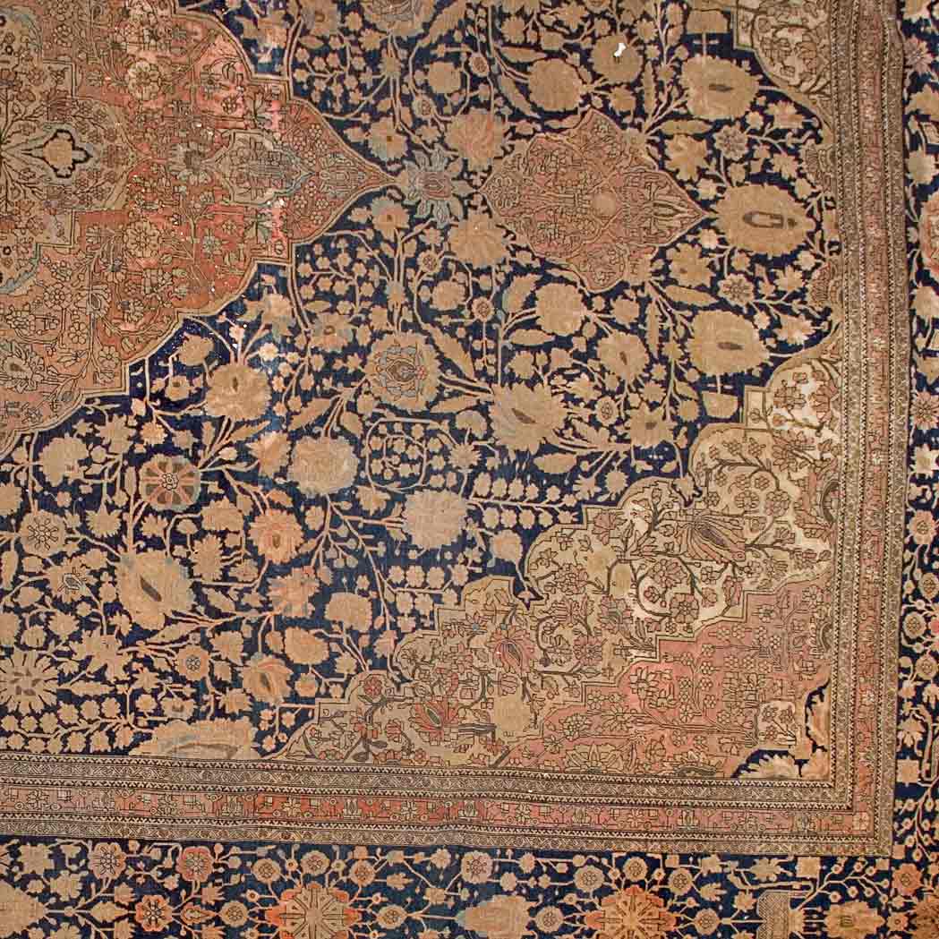 Appraisal: Mohtashem Kashan Carpet Central Persia last quarter th century The