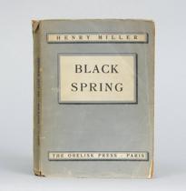 Appraisal: Black Spring by Henry Miller Paris The Obelisk Press Second