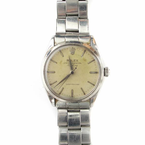 Appraisal: A gent's stainless steel Rolex Air King watch