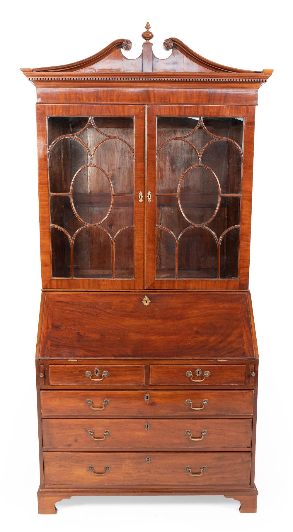 Appraisal: ENGLISH CHIPPENDALE SLANT-LID SECRETARY MID- TO LATE TH CENTURY HEIGHT