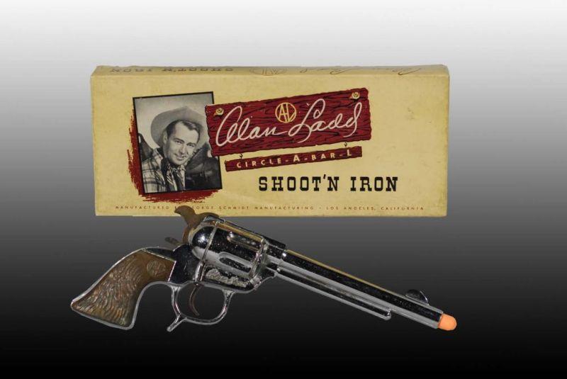 Appraisal: Alan Ladd Shoot 'N Iron Diecast Toy Cap Gun Description