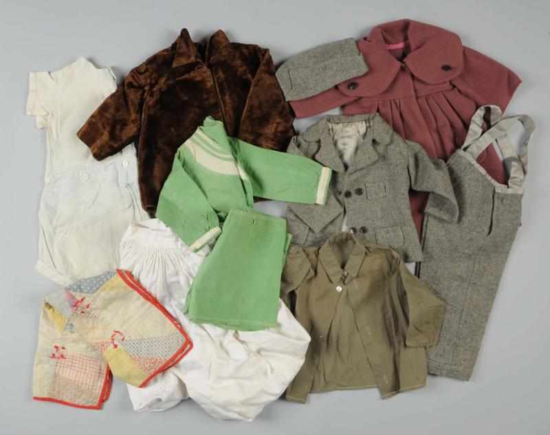 Appraisal: Lot of Antique Vintage Doll Clothes For large dolls white