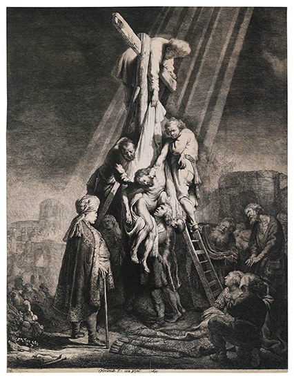 Appraisal: REMBRANDT VAN RIJN The Descent from the Cross Second Plate