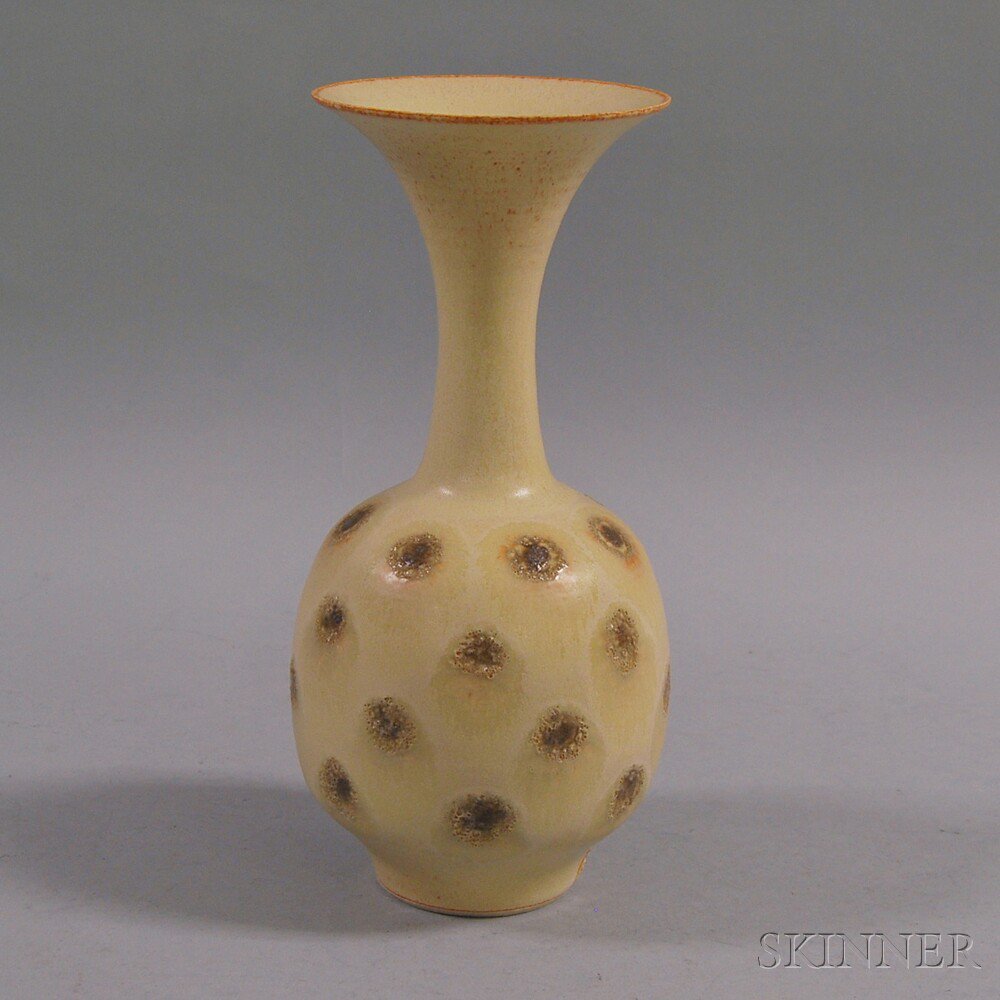 Appraisal: Vivienne Foley Glazed Ceramic Vase United Kingdom fourth quarter th