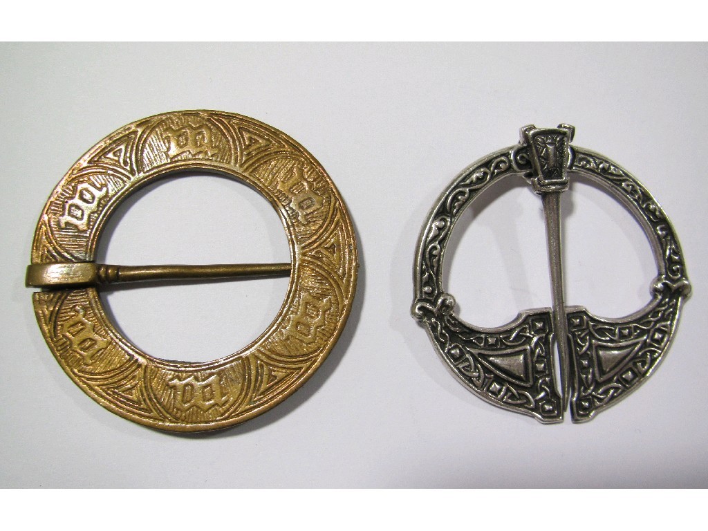 Appraisal: Alexander Ritchie - a lot comprising penannular brooch stamped AR