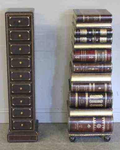 Appraisal: Two Maitland Smith Decorative End Tables Includes one drawer and