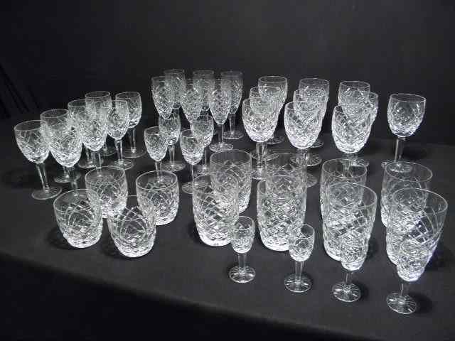 Appraisal: Waterford Irish cut crystal stemware set in the ''Comeragh'' pattern