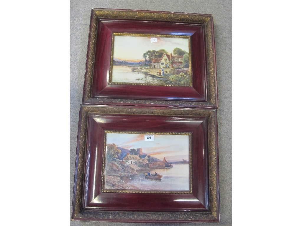 Appraisal: Pair of framed prints