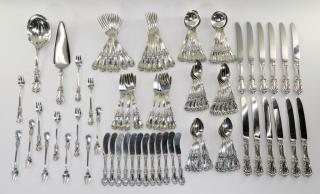 Appraisal: Reed Barton Burgundy Sterling Silver Flatware UNITED STATES TH CENTURY