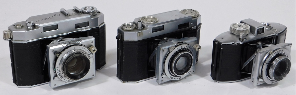 Appraisal: GROUP OF AGFA KARAT CAMERAS Group of Agfa Karat cameras