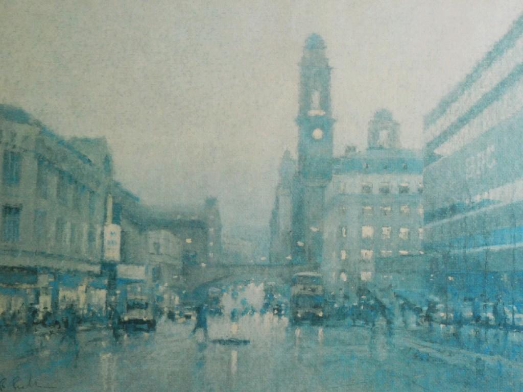 Appraisal: BOB RICHARDSONARTIST SIGNED LIMITED EDITION COLOUR PRINT Oxford Road' x