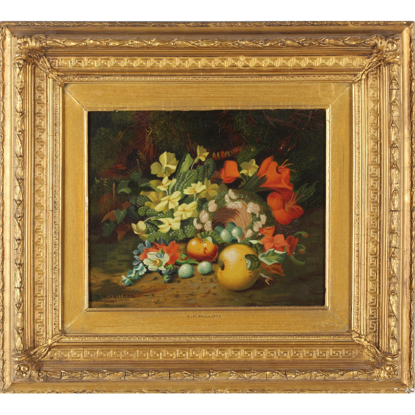 Appraisal: manner of George Clare English - Still Life with Fruit