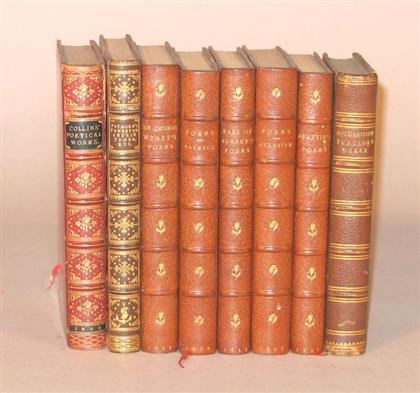 Appraisal: vols Leather Bindings - English Poetry - William Pickering publisher