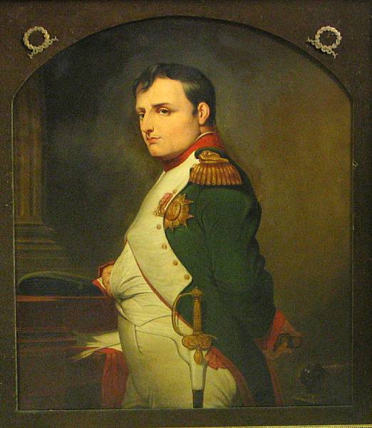 Appraisal: After Paul Hippolyte Delaroche Napoleon in his study unsigned oil