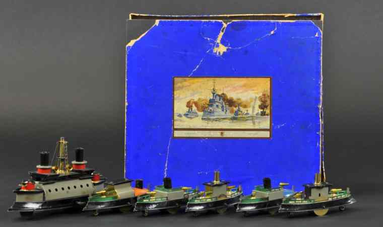 Appraisal: HESS BOXED SHIP SET H- Germany circa complete set includes