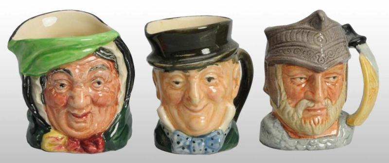 Appraisal: Lot of Royal Doulton Toby Mugs Description Includes one gladiator