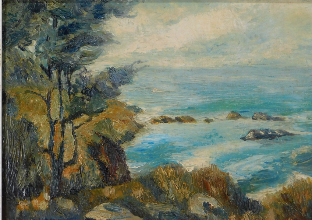 Appraisal: EJNAR HANSEN IMPRESSIONIST CALIFORNIA LANDSCAPE Ejnar HansenCalifornia Denmark - Plein