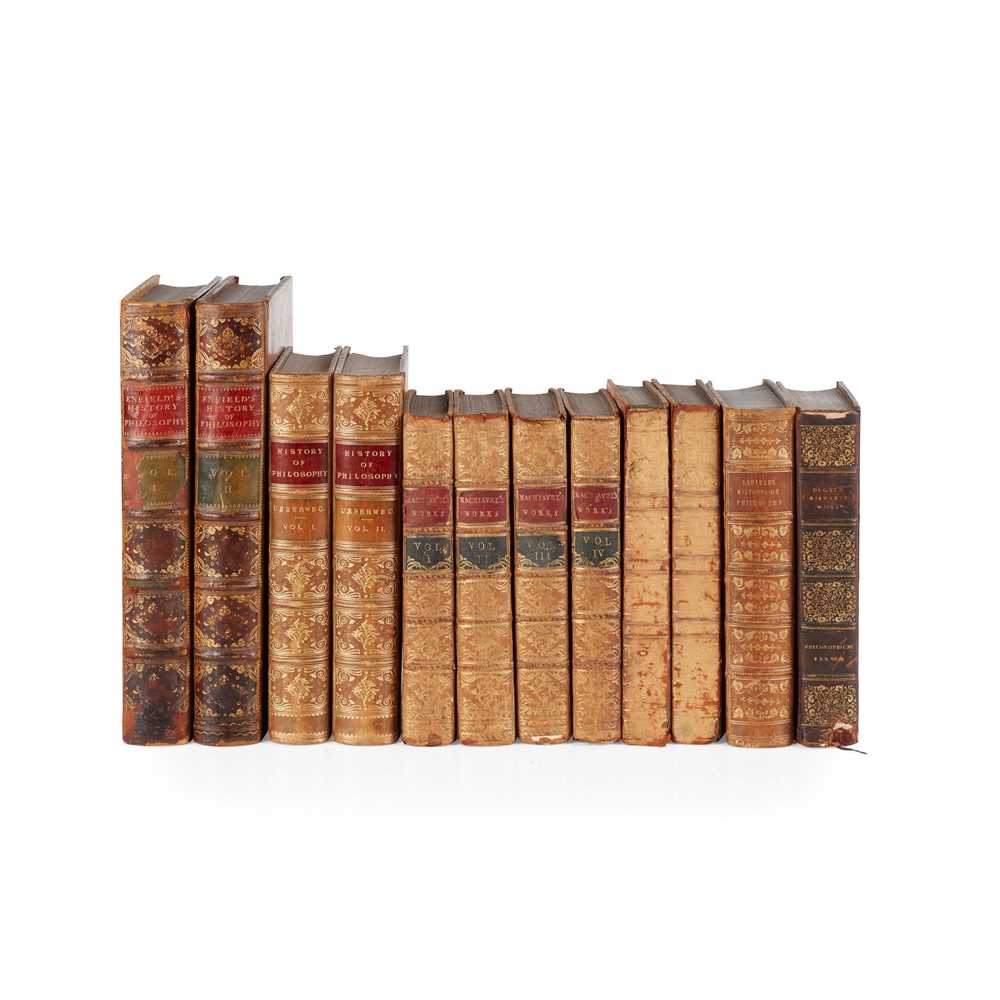 Appraisal: PHILOSOPHY VOLUMES COMPRISING Enfield William The History of Philosophy London