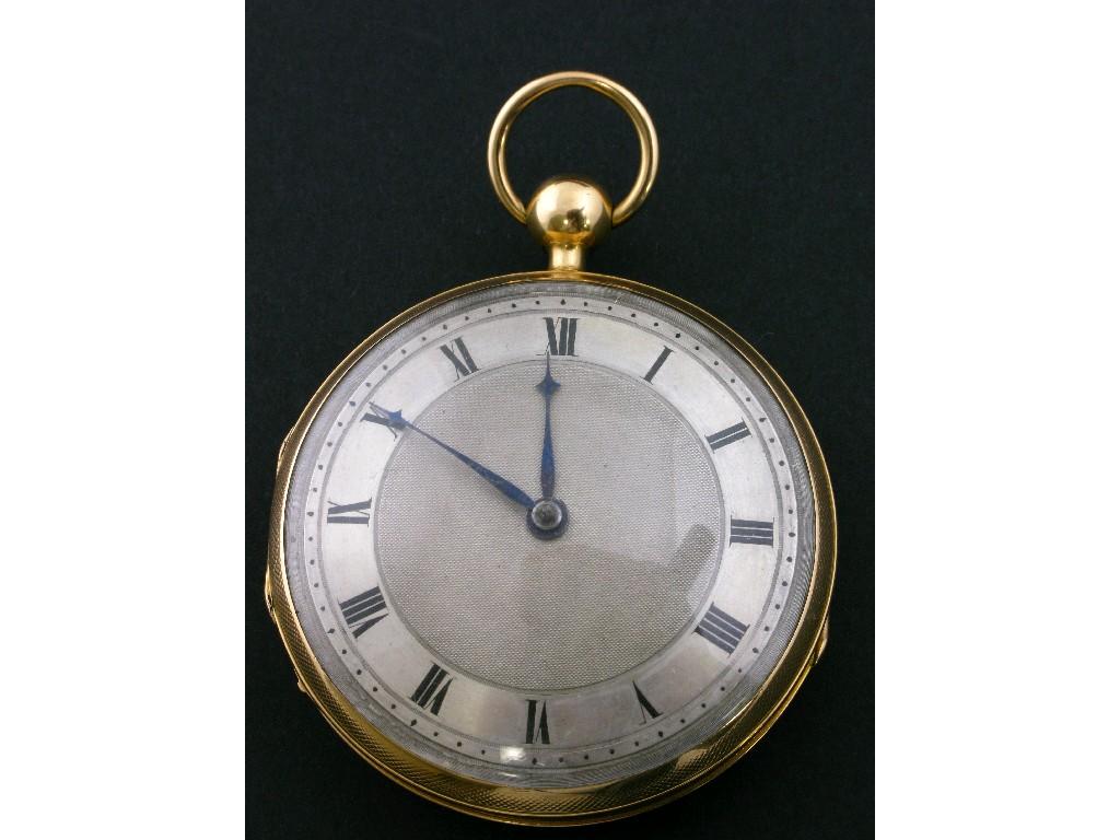 Appraisal: A th Century Continental key-wind Pocket Watch with silvered dial