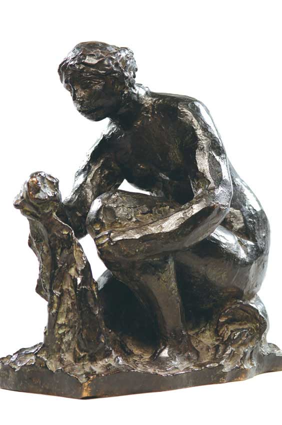 Appraisal: RENOIR BRONZE LA PETITE LAVEUSE Bronze after Pierre-Auguste Renoir French