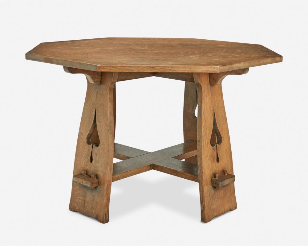 Appraisal: A Limbert's Arts and Crafts oak table No First-quarter th