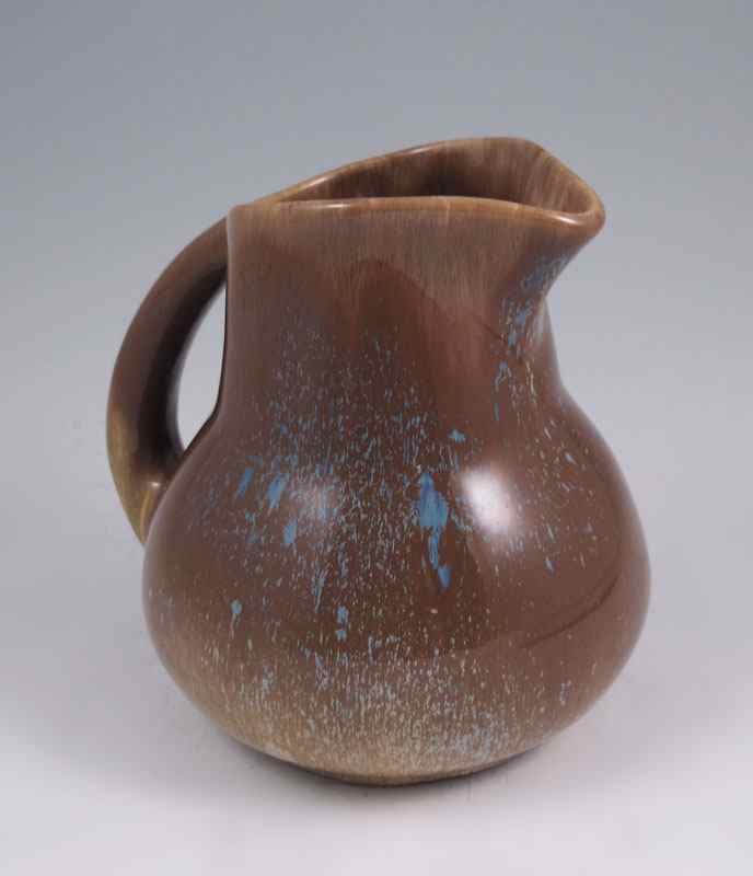 Appraisal: SHEARWATER POTTERY PITCHER CA 'S Peter Anderson shape turquoise fleck