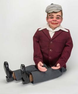 Appraisal: Insull Ventriloquist Figure London Len Insull for Davenports Handsome figure